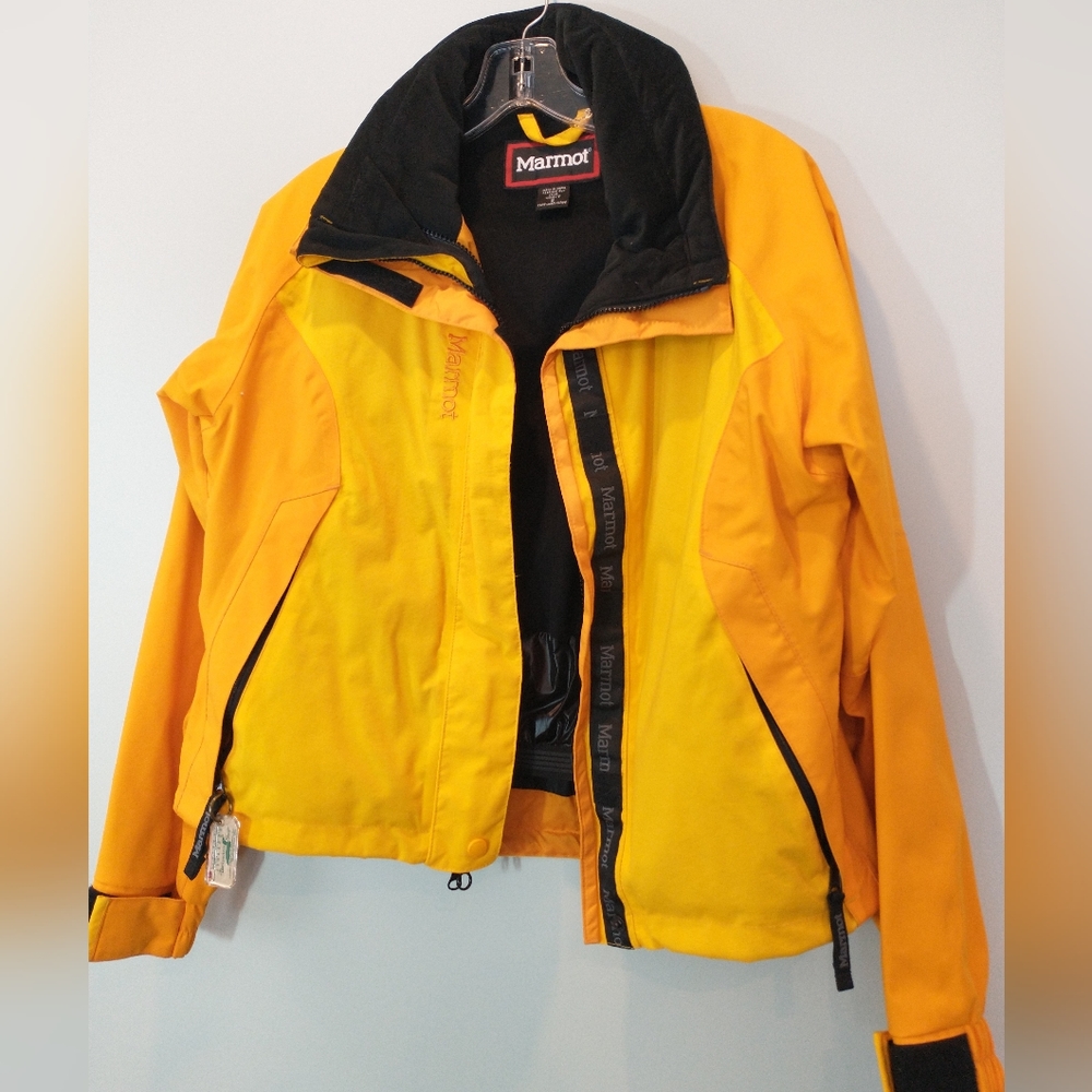 Marmot Yellow Winter Jacket Size S